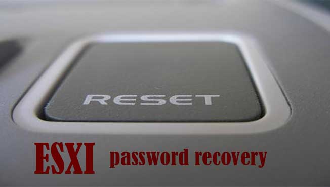 بازیابی رمز عبور ESXI  از طریق  نصب مجددESXI